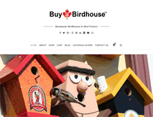 Tablet Screenshot of buyabirdhouse.com